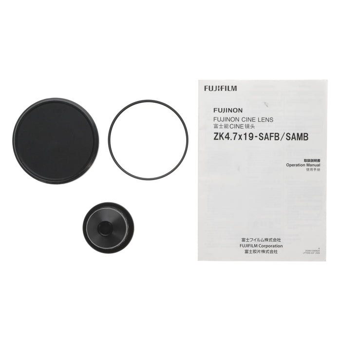 【中古品】FUJINON ZK4.7×19-SAFB ZK19-90mm T2.9(PLマウント/メートル表記/ドライブユニット付)