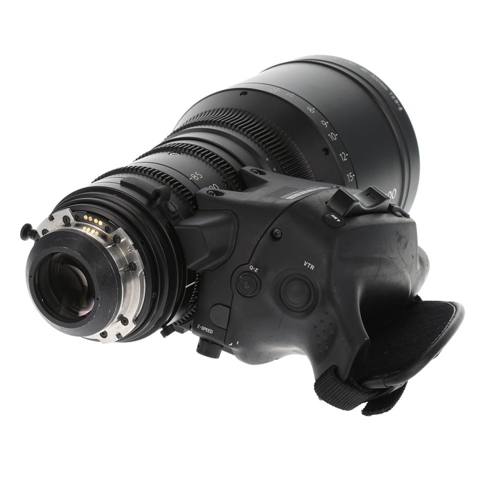 【中古品】FUJINON ZK3.5×85-SAFB ZK85-300mm T2.9-4.0(PLマウント/フィート表記/ドライブユニット付)(ジャンク品)