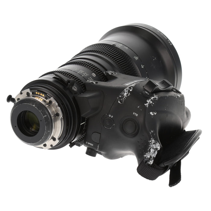 【中古品】FUJINON ZK2.5×14-SAF ZK14-35mm T2.9(PLマウント/フィート表記/ドライブユニット付)