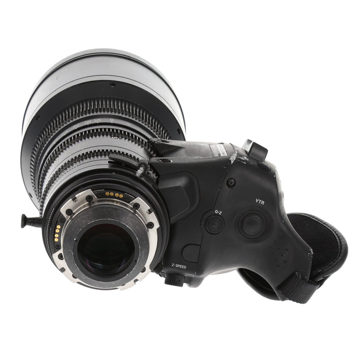 【中古品】FUJINON ZK3.5×85-SAFB ZK85-300mm T2.9-4.0(PLマウント/フィート表記/ドライブユニット付)