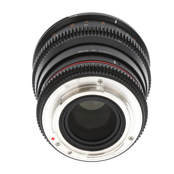 【中古品】SAMYANG 885182 シネマレンズ 50mm T1.5 VDSLR AS UMC キヤノン用