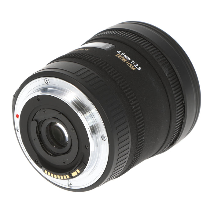 【中古品】Sigma 4.5mm F2.8 EX DC CIRCULAR FISHEYE HSM 4.5mm F2.8 EX DC CIRCULAR FISHEYE HSM(キヤノン EFマウント)(ジャンク品)