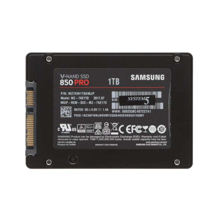 【中古品】Samsung MZ-7KE1T0 V-NAND SSD 850 PRO 1TB