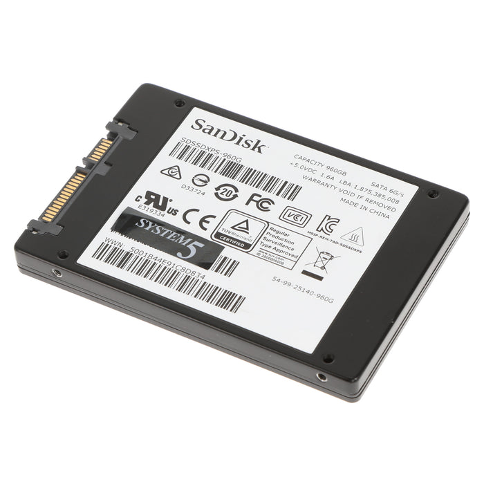 【中古品】SanDisk SDSSDXPS-960G Extreme PRO 2.5インチ SATA3.0対応 高速SSD(960GB)