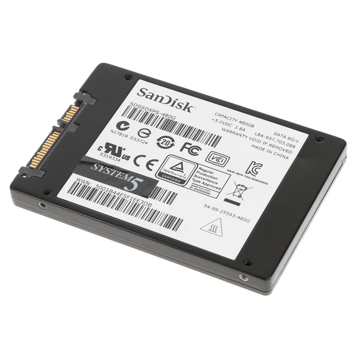 【中古品】SanDisk SDSSDXPS-480G Extreme PRO 2.5インチ SATA3.0対応 高速SSD(480GB)