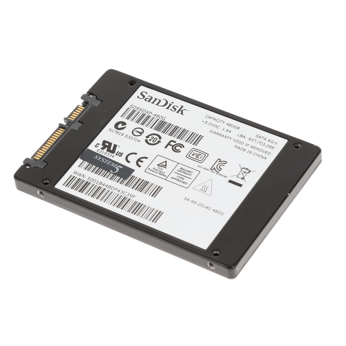 【中古品】SanDisk SDSSDXP-480G Extreme PRO 2.5インチ SATA3.0対応 高速SSD(480GB)