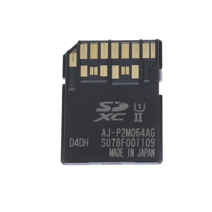 【中古品】Panasonic AJ-P2M064AG microP2カード(64GB)