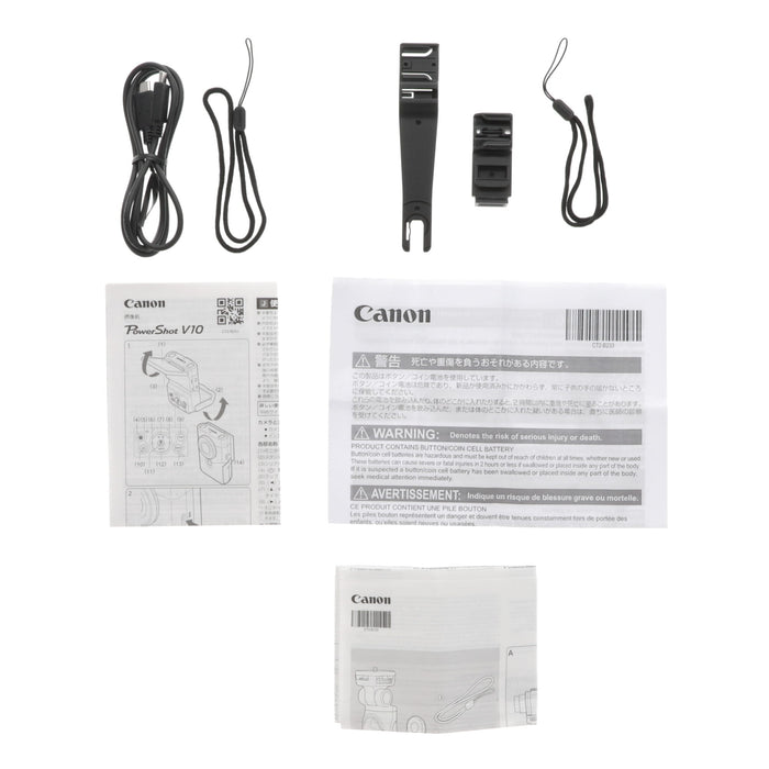 【中古品】Canon PSV10TRIPODKITBK PowerShot V10(ブラック) トライポッドグリップキット