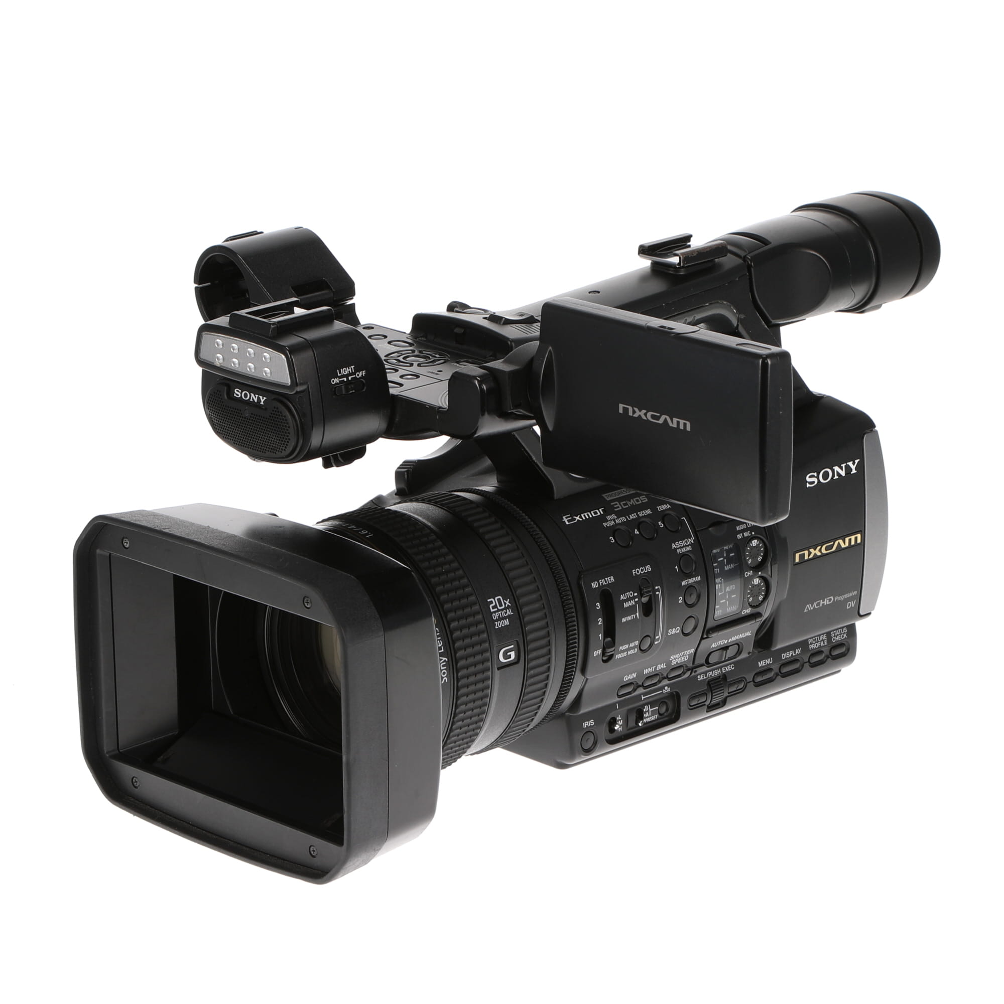 ジャンク品セットSony ビデオカメラ 可動式ディスプレイ　デジカメ2台 SONY ビデオカメラ Handycam 光学ズーム30倍 64GB ホワイト HDR