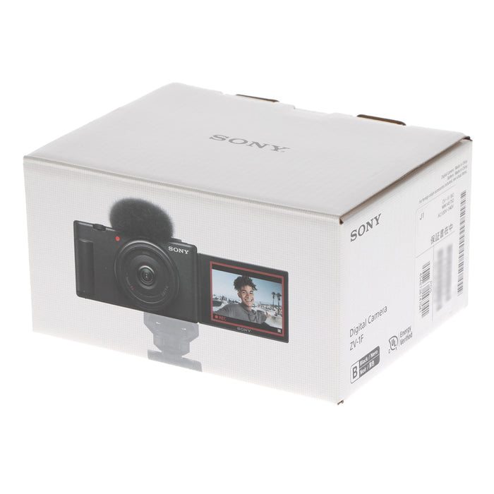 【中古品】SONY ZV-1F B デジタルカメラ VLOGCAM（ブラック）