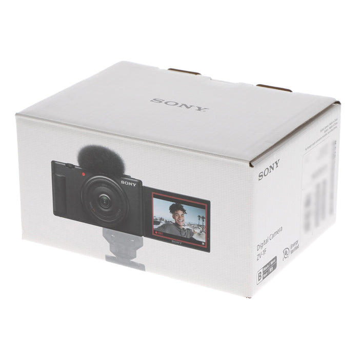 【中古品】SONY ZV-1F B デジタルカメラ VLOGCAM（ブラック）