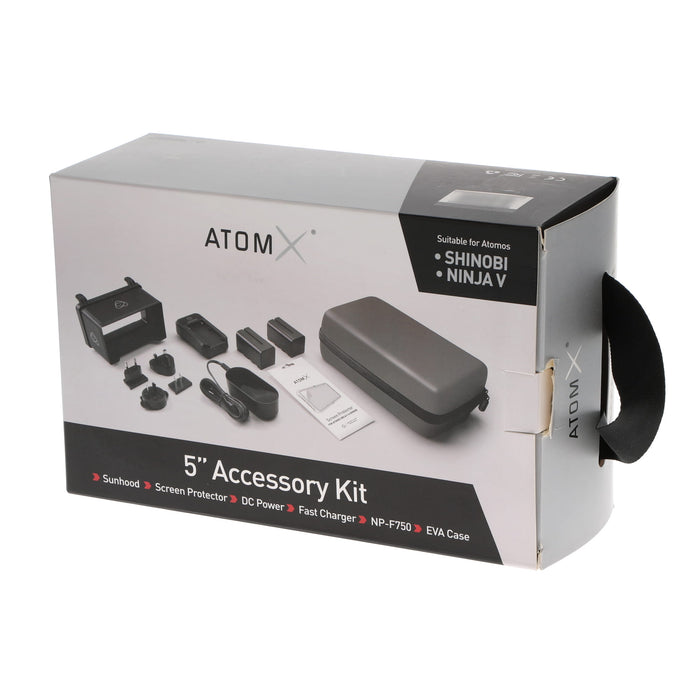 【中古品】ATOMOS ATOMSHBH01 5.2インチ 高輝度HDR対応フィールドモニター SHINOBI(HDMI対応/アクセサリーキット付属)