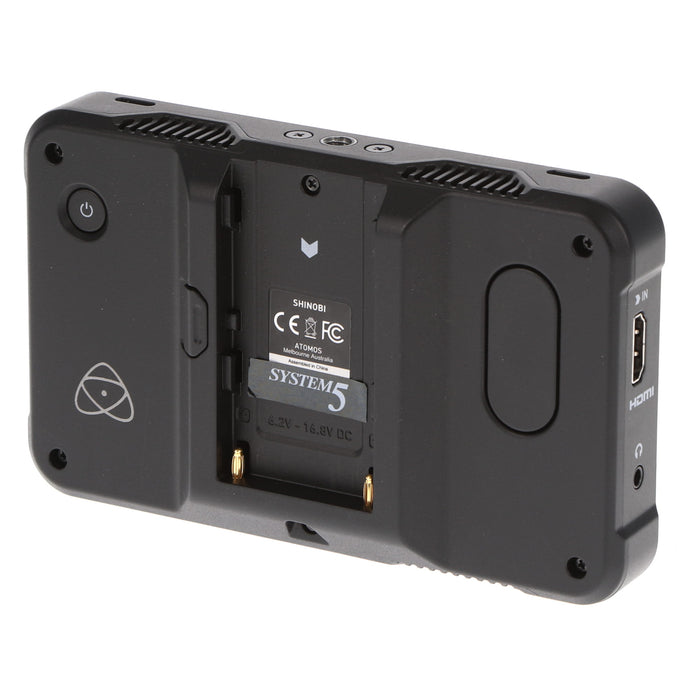 【中古品】ATOMOS ATOMSHBH01 5.2インチ 高輝度HDR対応フィールドモニター SHINOBI(HDMI対応/アクセサリーキット付属)