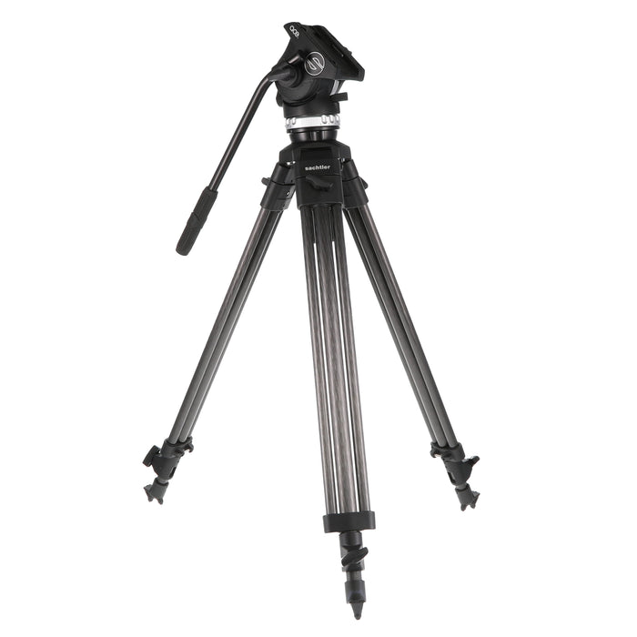 中古品】Sachtler システムAce L CF Ace L 三脚キット(カーボン 中古品】Sachtler システムAce L CF Ace L 三脚キット(カーボン