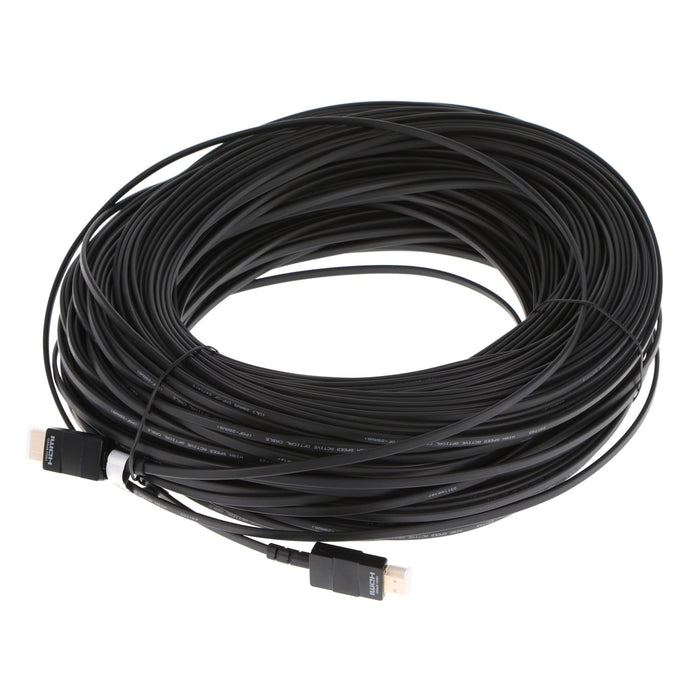 【中古品】ADTECHNO AHO-100N 10.2Gbps対応プラスチック光ファイバHDMIケーブル 100m