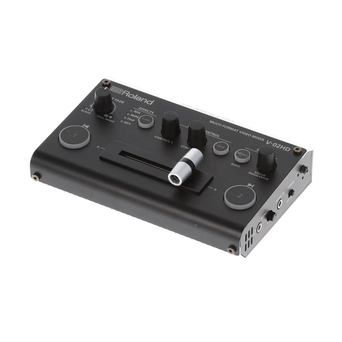 【中古品】Roland V-02HD 2チャンネルマルチフォーマットビデオミキサー