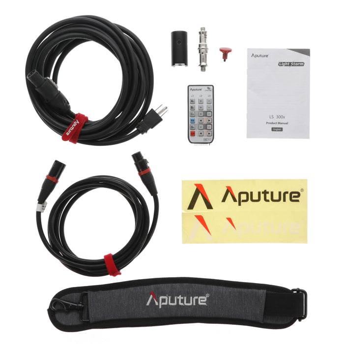 【中古品】Aputure APC0159A2B ライトストーム LS 300x バイカラー(2700-6500K)