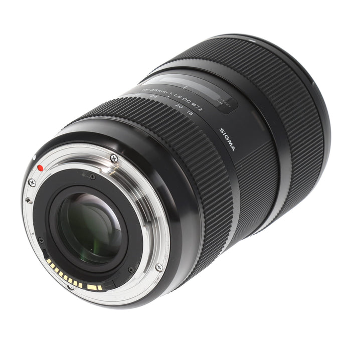【中古品】SIGMA 210540 18-35mm F1.8 DC HSM | Art(キヤノン EFマウント)