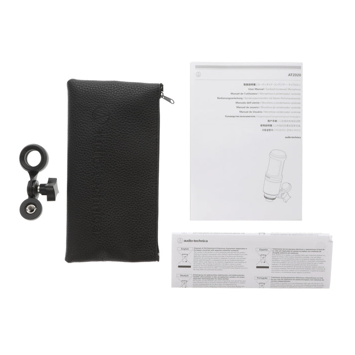 【中古品】Audio-Technica AT2020 サイドアドレスマイクロフォン