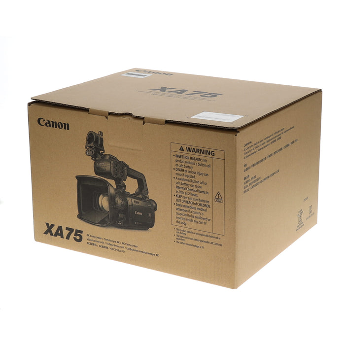 【中古品】Canon XA75 業務用デジタルビデオカメラ(SDI端子搭載モデル)
