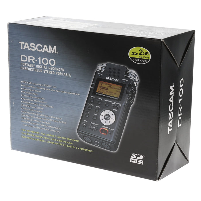 【中古品】TASCAM DR-100 ポータブル・デジタル・レコーダー(ジャンク品)