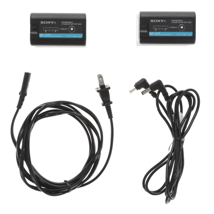 【中古品】SONY BC-U2A バッテリーチャージャー(バッテリーパック2個付属)