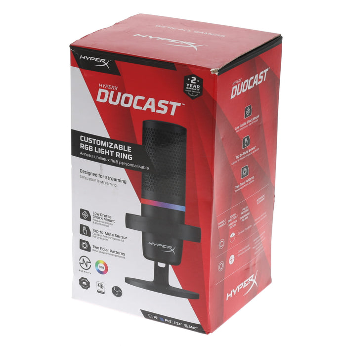 【中古品】HYPERX DUC001 Hyper X DuoCast USB スタンドアロンマイク