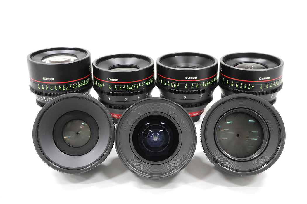 【オークション】Canon 単焦点レンズ EF PRIME 7本セット（EFマウント）