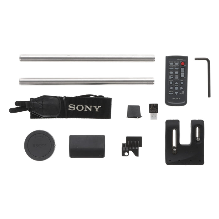 【中古品】SONY PXW-FS7 ＋XDCA-FS7 ＋ VCT-FS7 XDCAMメモリーカムコーダー(拡張ユニット/ライトウェイトロッドサポート付属)