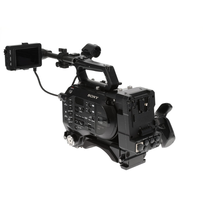 【中古品】SONY PXW-FS7 ＋XDCA-FS7 ＋ VCT-FS7 XDCAMメモリーカムコーダー(拡張ユニット/ライトウェイトロッドサポート付属)