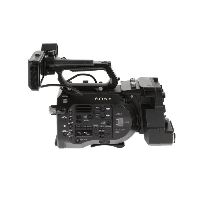 【中古品】SONY PXW-FS7 + XDCA-FS7 XDCAMメモリーカムコーダー(ボディのみ)(拡張ユニット付属)