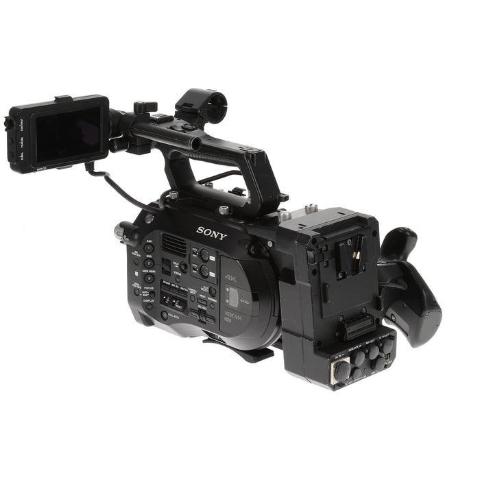 【中古品】SONY PXW-FS7 + XDCA-FS7 XDCAMメモリーカムコーダー(ボディのみ)(拡張ユニット付属)