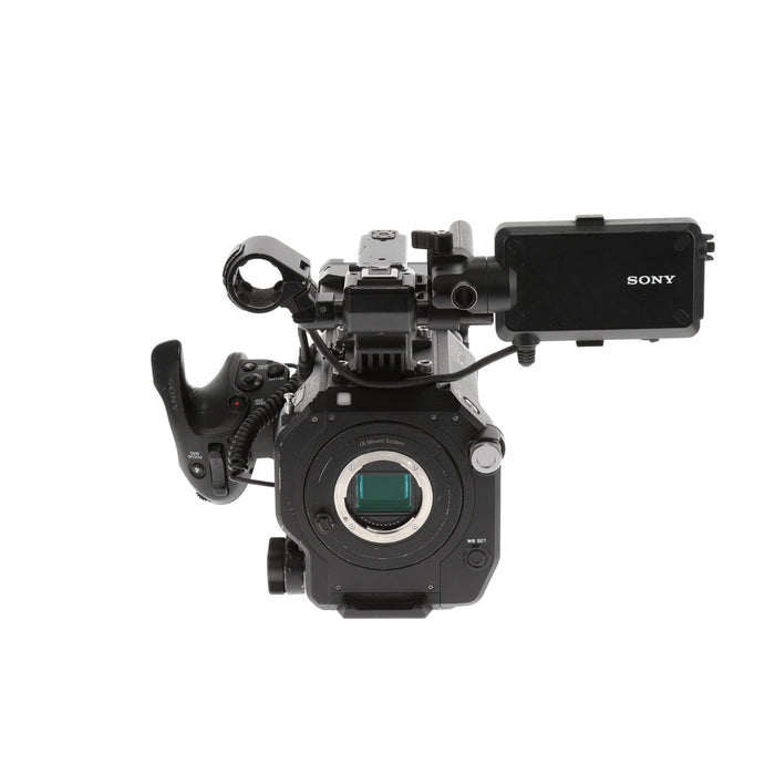 【中古品】SONY PXW-FS7 + XDCA-FS7 XDCAMメモリーカムコーダー(ボディのみ)(拡張ユニット付属)