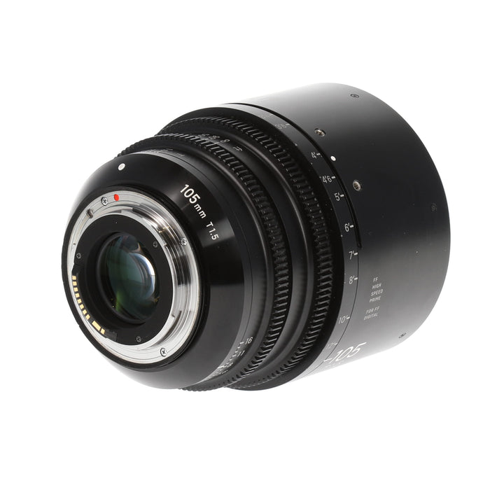【中古品】SIGMA 259662 FF High Speed Prime Line(105mm/T1.5 FF/EFマウント/フィート表記)