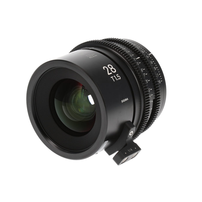 【中古品】SIGMA 441661 FF High Speed Prime Line(28mm/T1.5 FF/EFマウント/フィート表記)