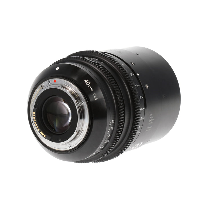 【中古品】SIGMA 332662 FF High Speed Prime Line(40mm/T1.5 FF/EFマウント/フィート表記)