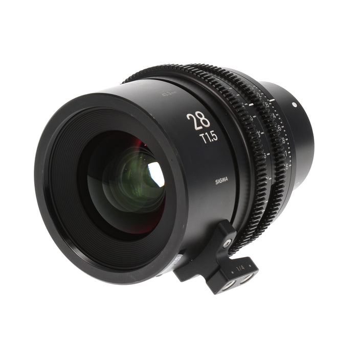【中古品】SIGMA 441678 FF High Speed Prime Line(28mm/T1.5 FF/Eマウント/フィート表記)