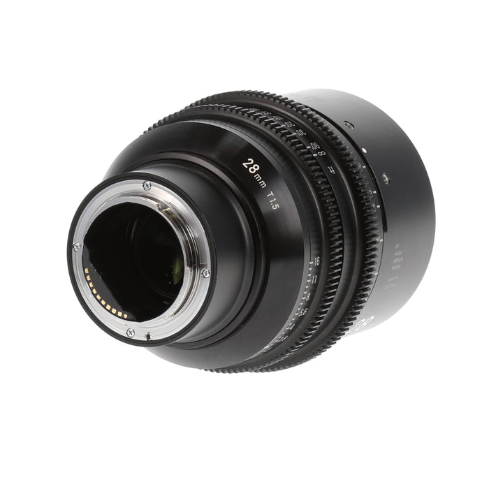 【中古品】SIGMA 441678 FF High Speed Prime Line(28mm/T1.5 FF/Eマウント/フィート表記)