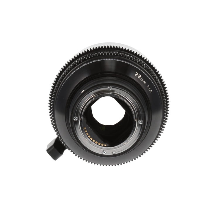 【中古品】SIGMA 441678 FF High Speed Prime Line(28mm/T1.5 FF/Eマウント/フィート表記)