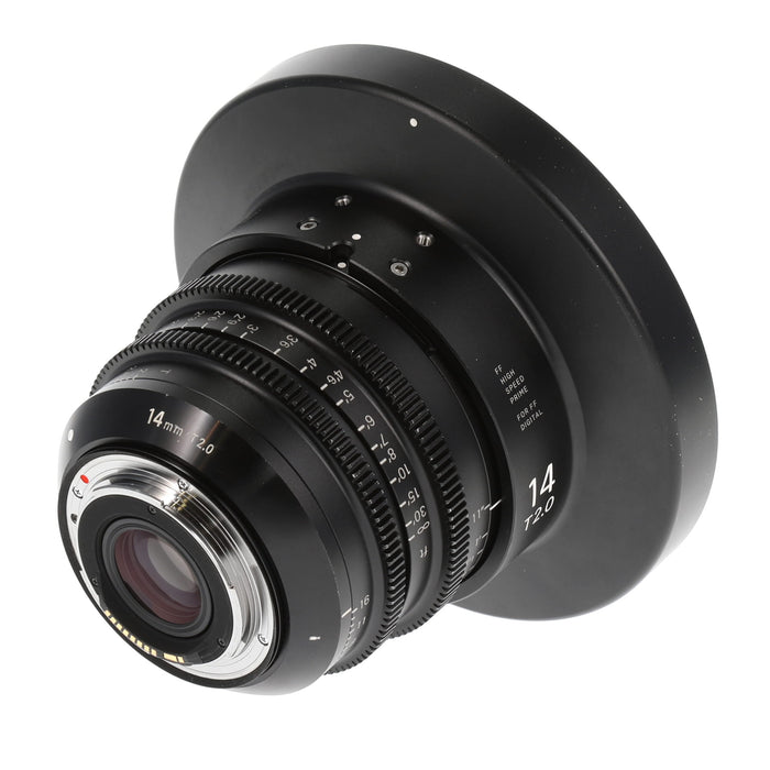 【中古品】SIGMA 441678 FF High Speed Prime Line(14mm/T2 FF/EFマウント/フィート表記)