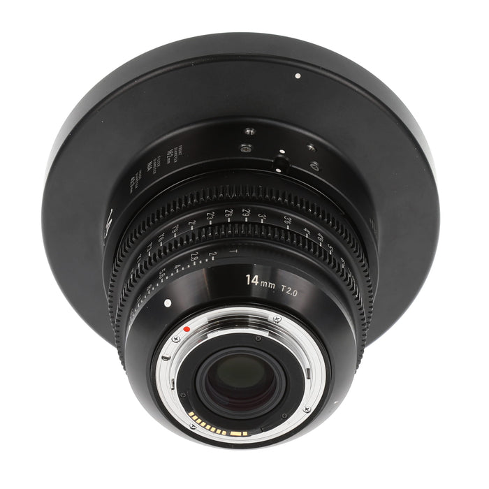 【中古品】SIGMA 441678 FF High Speed Prime Line(14mm/T2 FF/EFマウント/フィート表記)