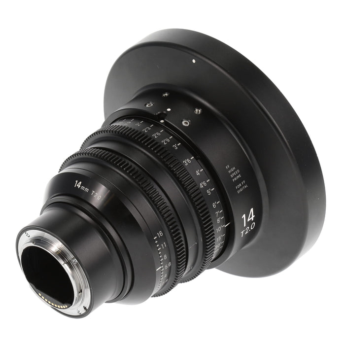 【中古品】SIGMA 450670 FF High Speed Prime Line(14mm/T2 FF/Eマウント/フィート表記)
