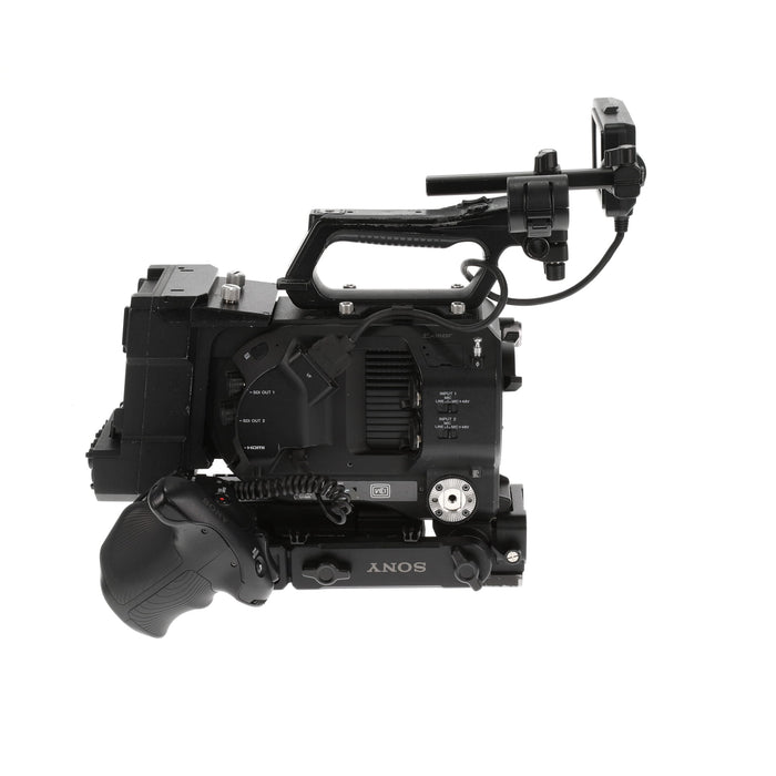 【中古品】SONY PXW-FS7M2 + XDCA-FS7 ＋ VCT-FS7 XDCAMメモリーカムコーダー(ボディのみ)(拡張ユニット/ライトウェイトロッドサポート付属)