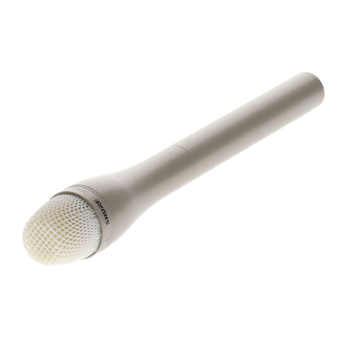 【中古品】SHURE SM63L ダイナミック型インタビューマイクロホン(ロング/シャンパンゴールド)