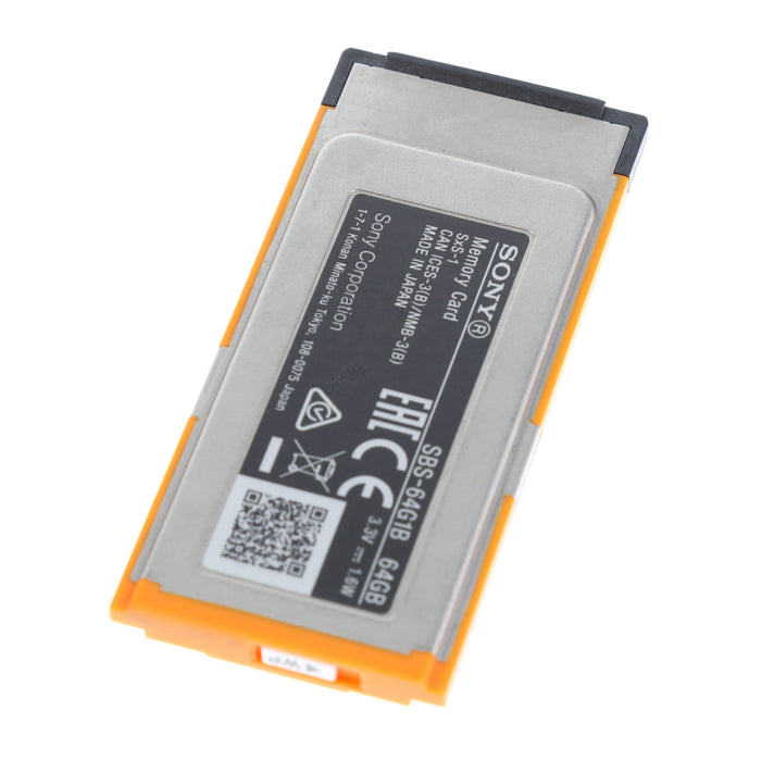 【中古品】SONY SBS-64G1B SxS-1メモリーカード 64GB