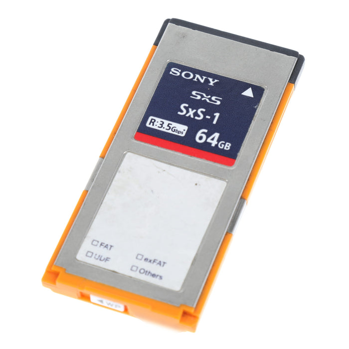 【中古品】SONY SBS-64G1B SxS-1メモリーカード 64GB