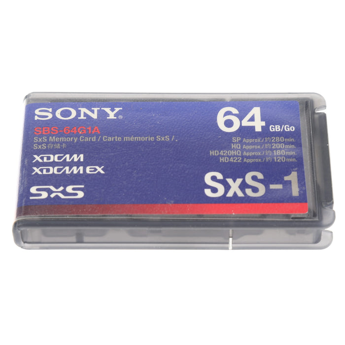 【中古品】SONY SBS-64G1A SxS-1メモリーカード 64GB