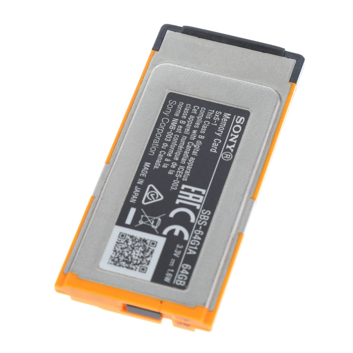 【中古品】SONY SBS-64G1A SxS-1メモリーカード 64GB