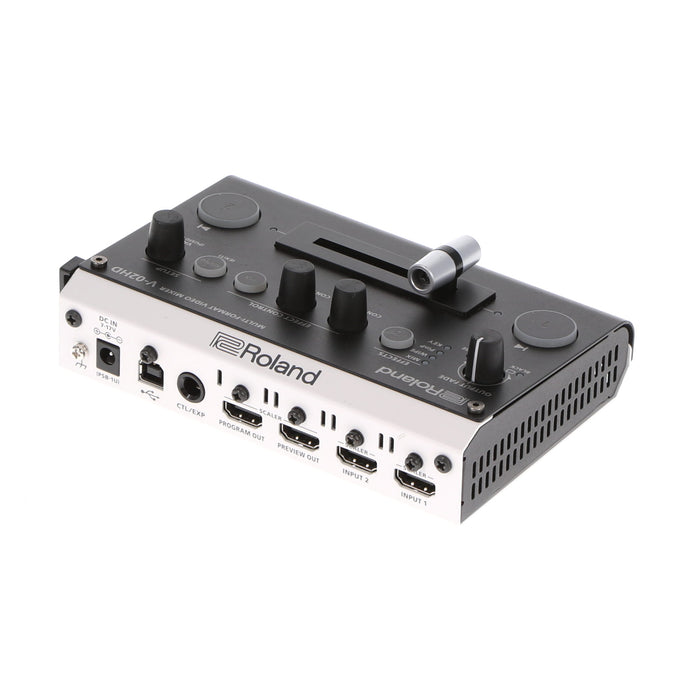 【中古品】Roland V-02HD 2チャンネルマルチフォーマットビデオミキサー