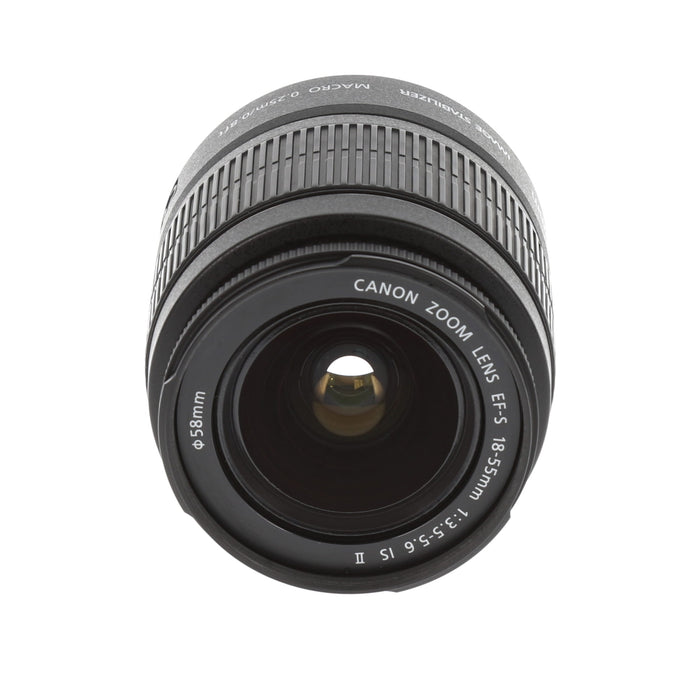 【中古品】Canon EF-S18-55IS2 EF-S標準ズームレンズ EF-S18-55mm F3.5-5.6 IS II